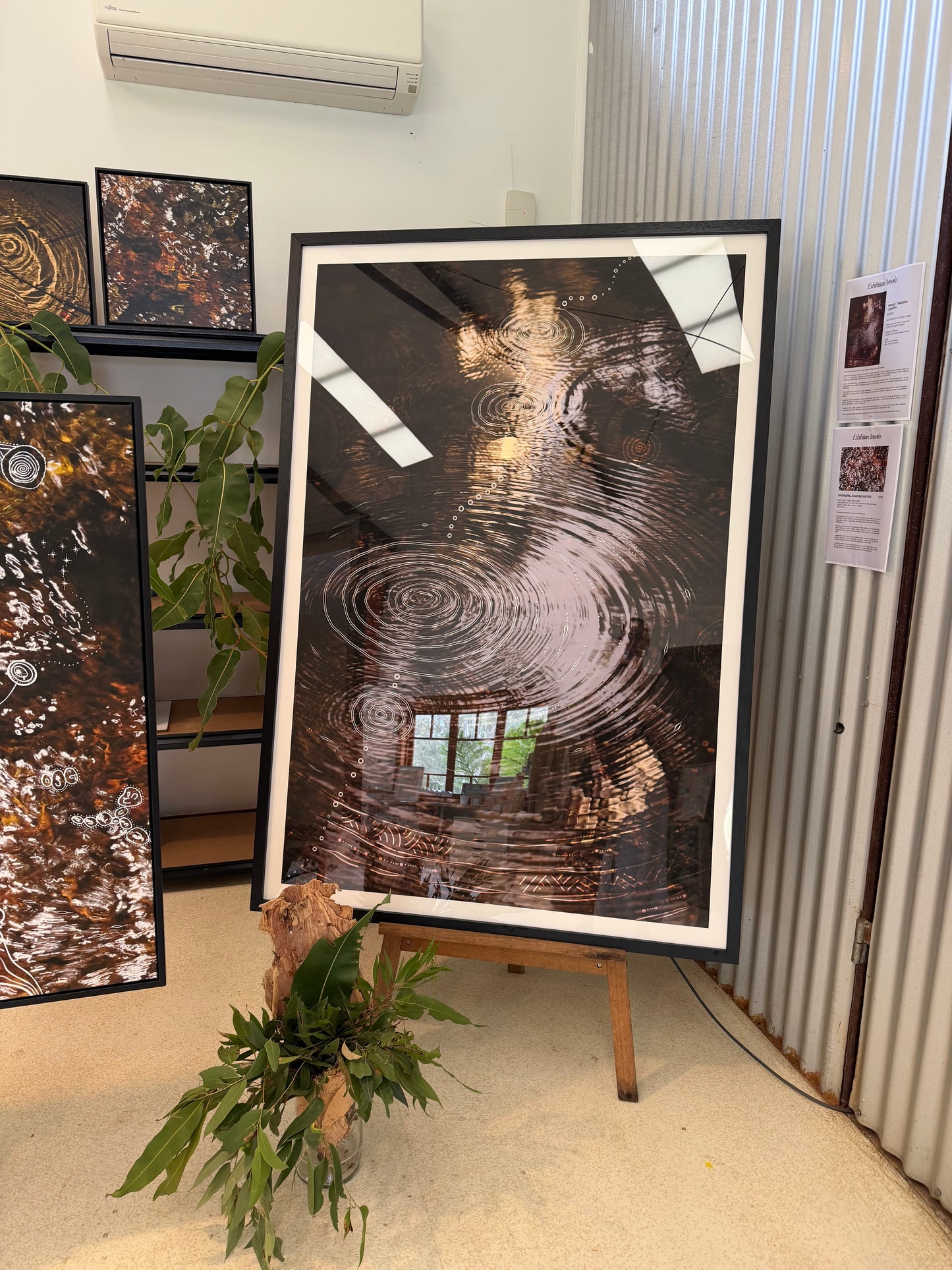 Ripples Through Country | Framed Exhibition Artwork 1.6m