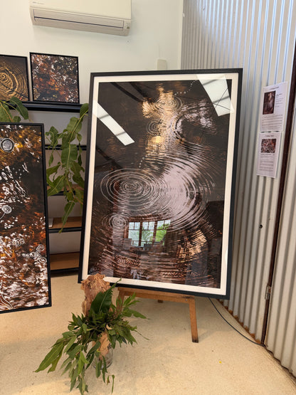 Ripples Through Country | Framed Exhibition Artwork 1.6m