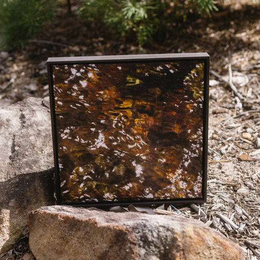 Surface Flow | Exhibition Framed Canvas 40 x 40