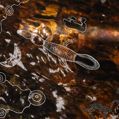 Gwongerella (dancing waters) | NIKITA PERE x WAYLENE CURRIE COLLABORATION | Original Artwork