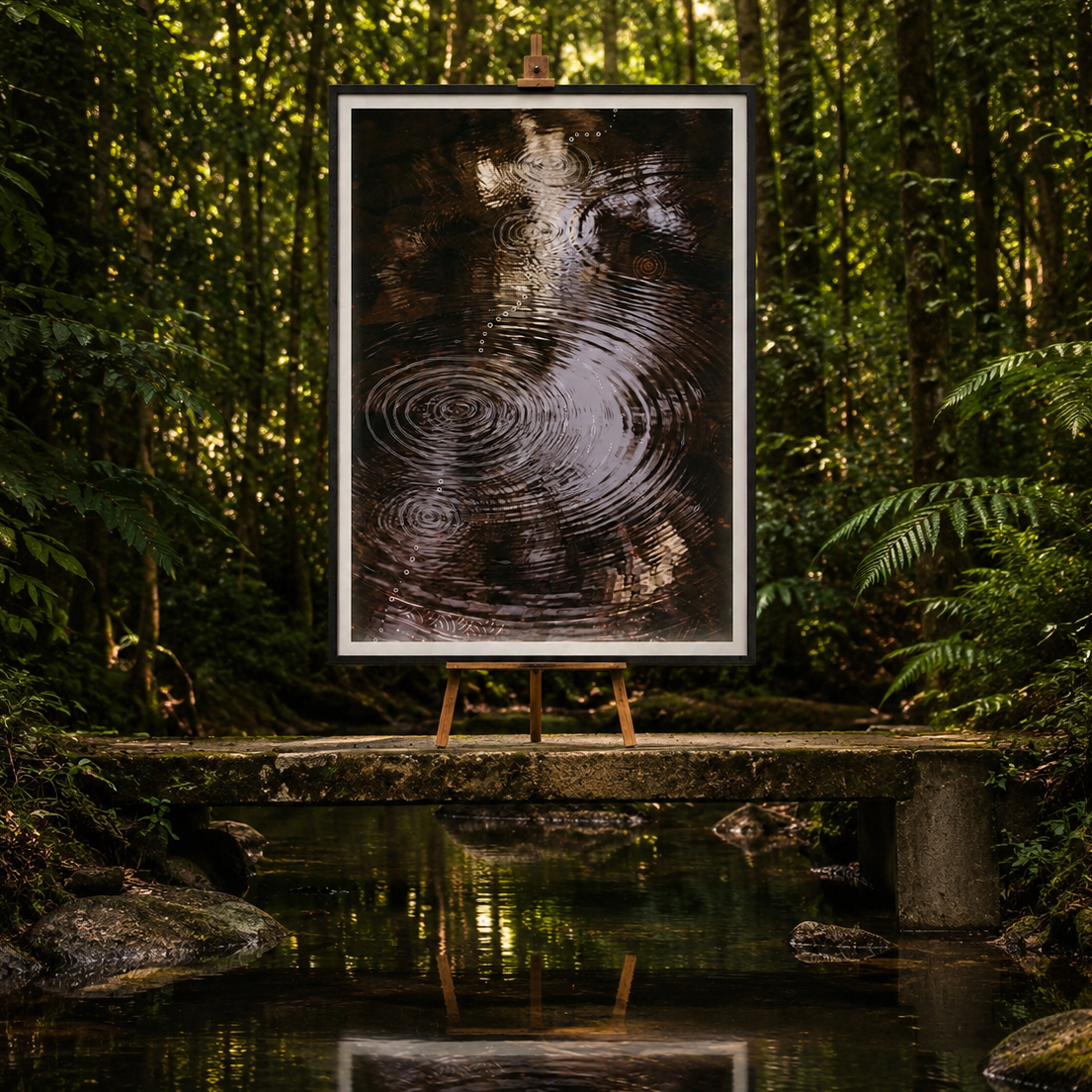 Ripples Through Country | Framed Exhibition Artwork 1.6m