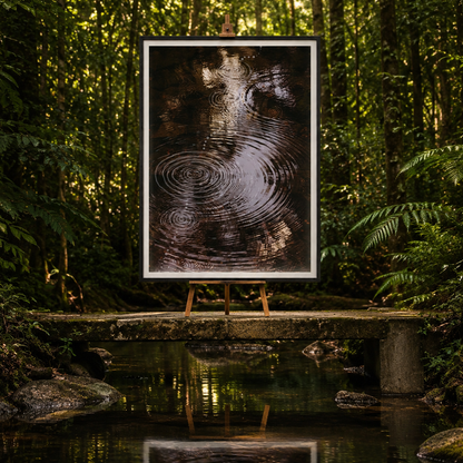Ripples Through Country | Framed Exhibition Artwork 1.6m